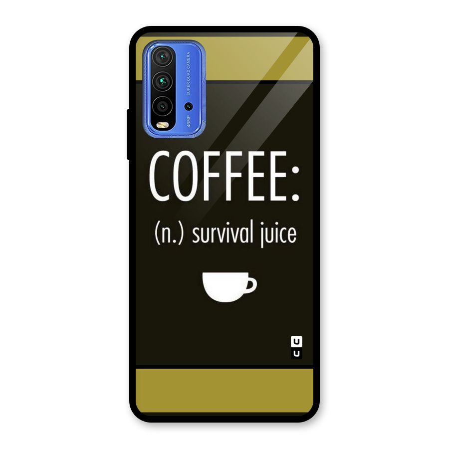 Survival Juice Glass Back Case for Redmi 9 Power