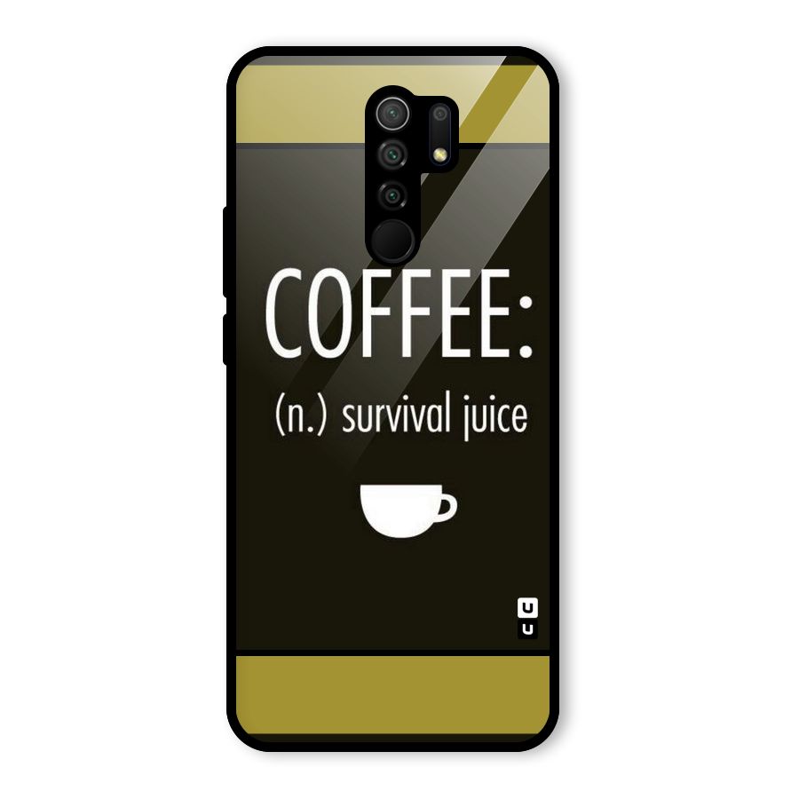 Survival Juice Glass Back Case for Redmi 9 Prime