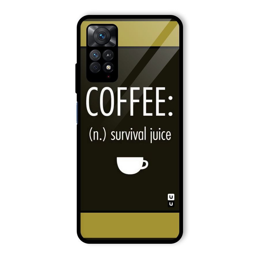 Survival Juice Glass Back Case for Redmi Note 11 Pro Plus 5G