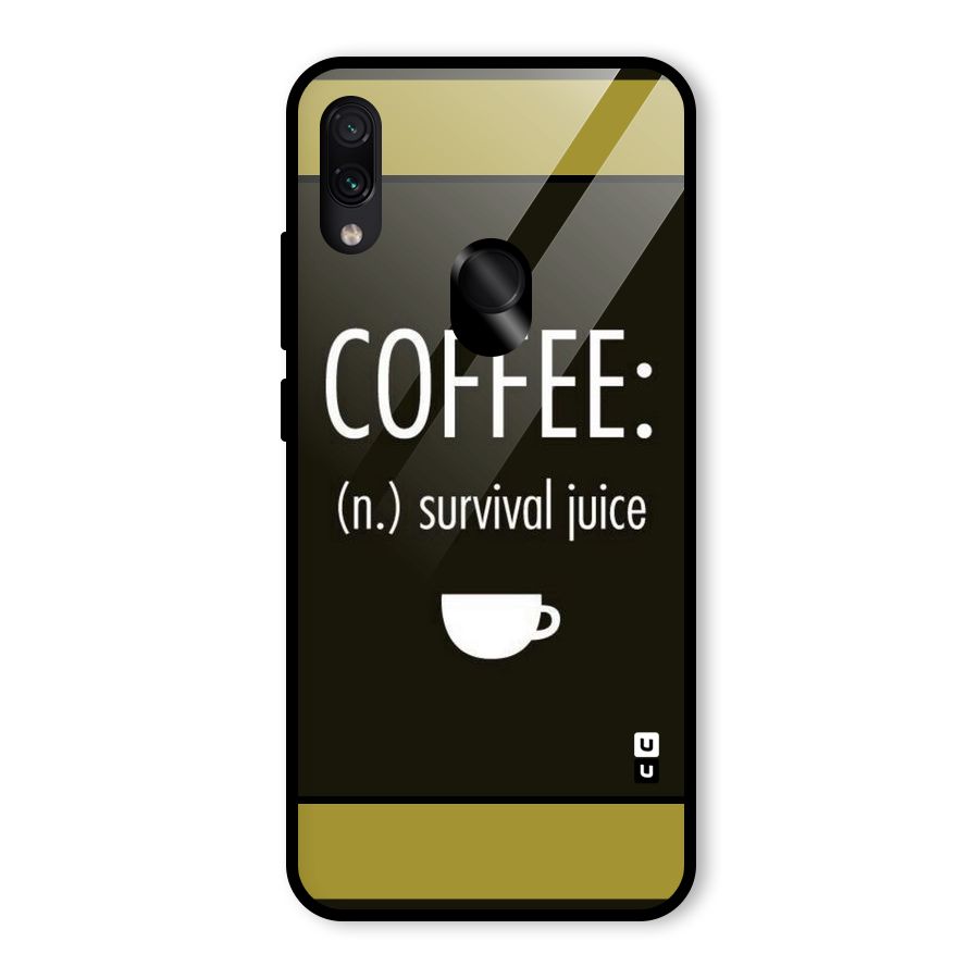 Survival Juice Glass Back Case for Redmi Note 7 Pro