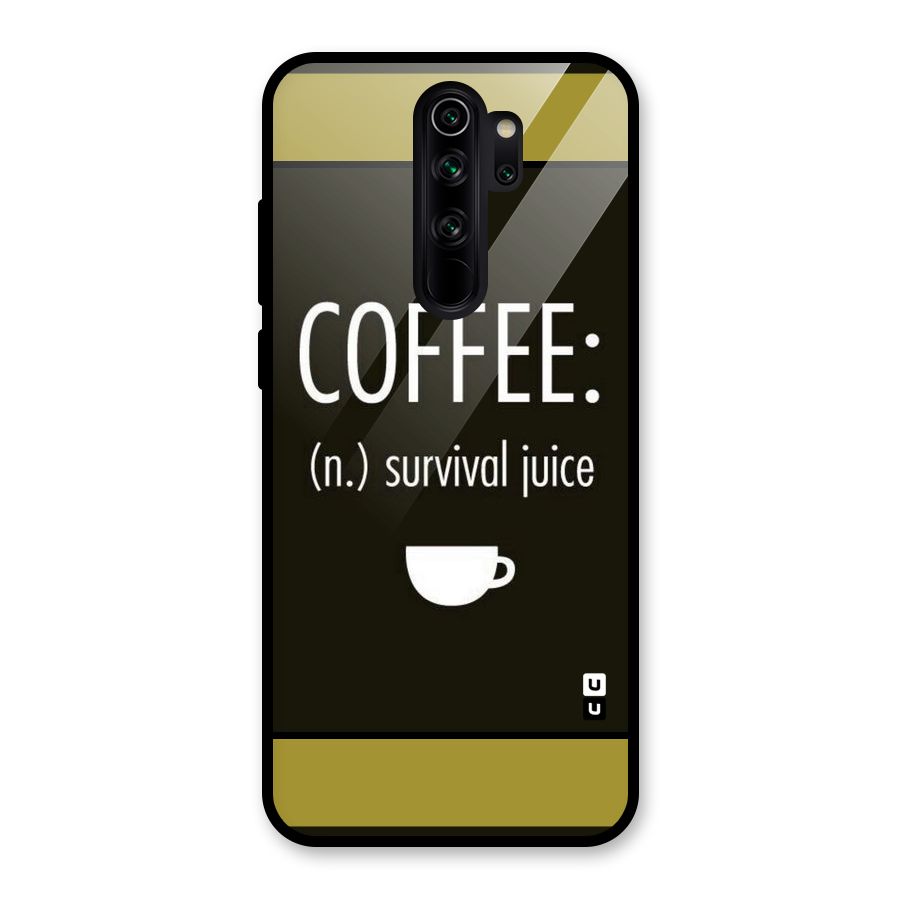 Survival Juice Glass Back Case for Redmi Note 8 Pro