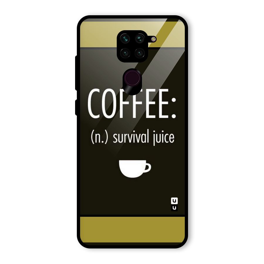 Survival Juice Glass Back Case for Redmi Note 9