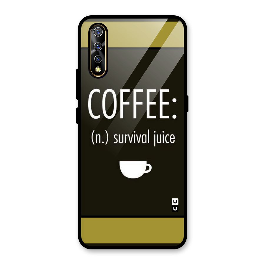 Survival Juice Glass Back Case for Vivo S1