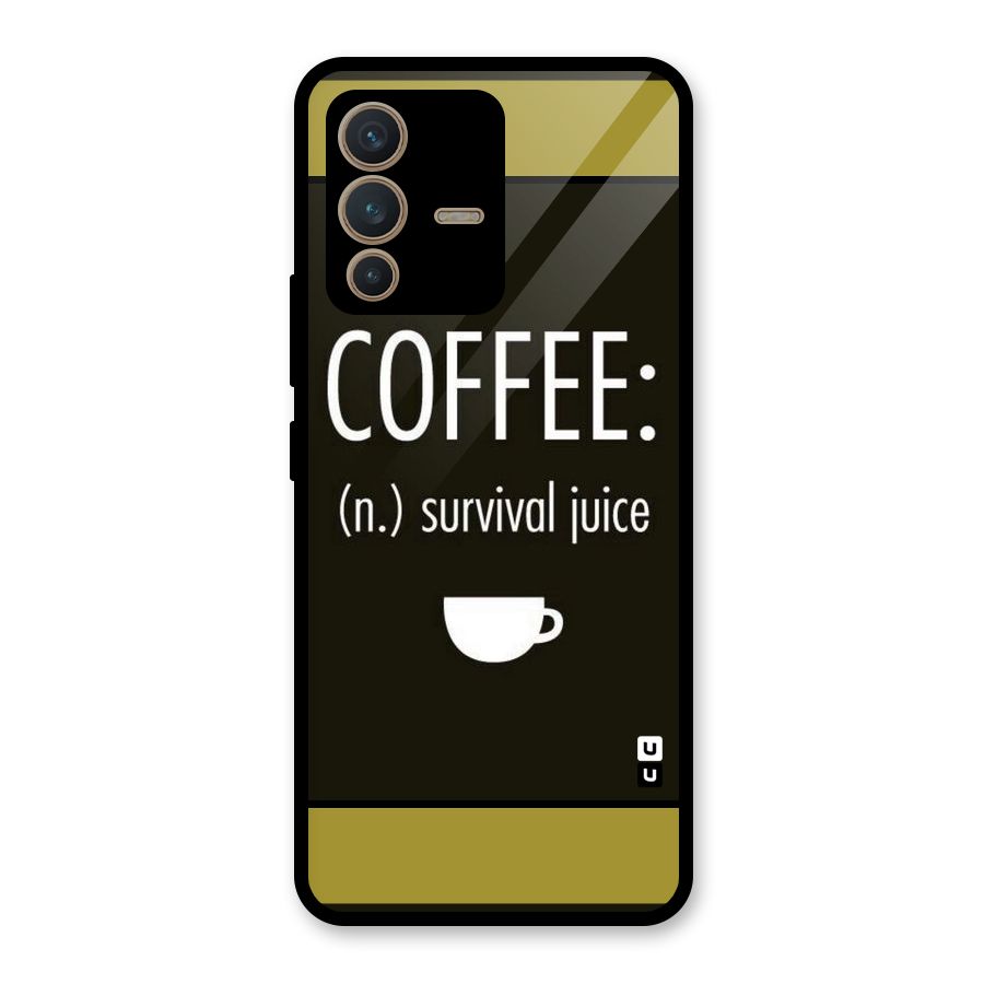 Survival Juice Glass Back Case for Vivo V23 5G
