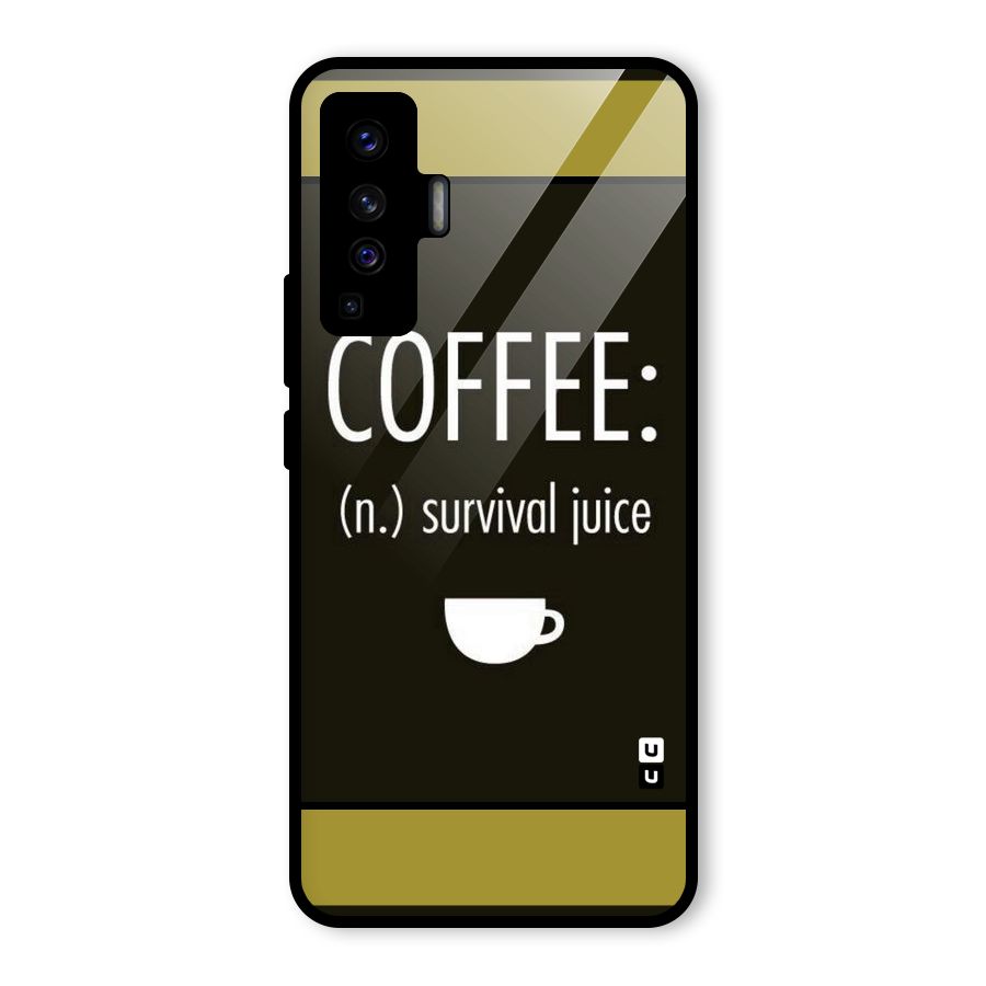 Survival Juice Glass Back Case for Vivo X50