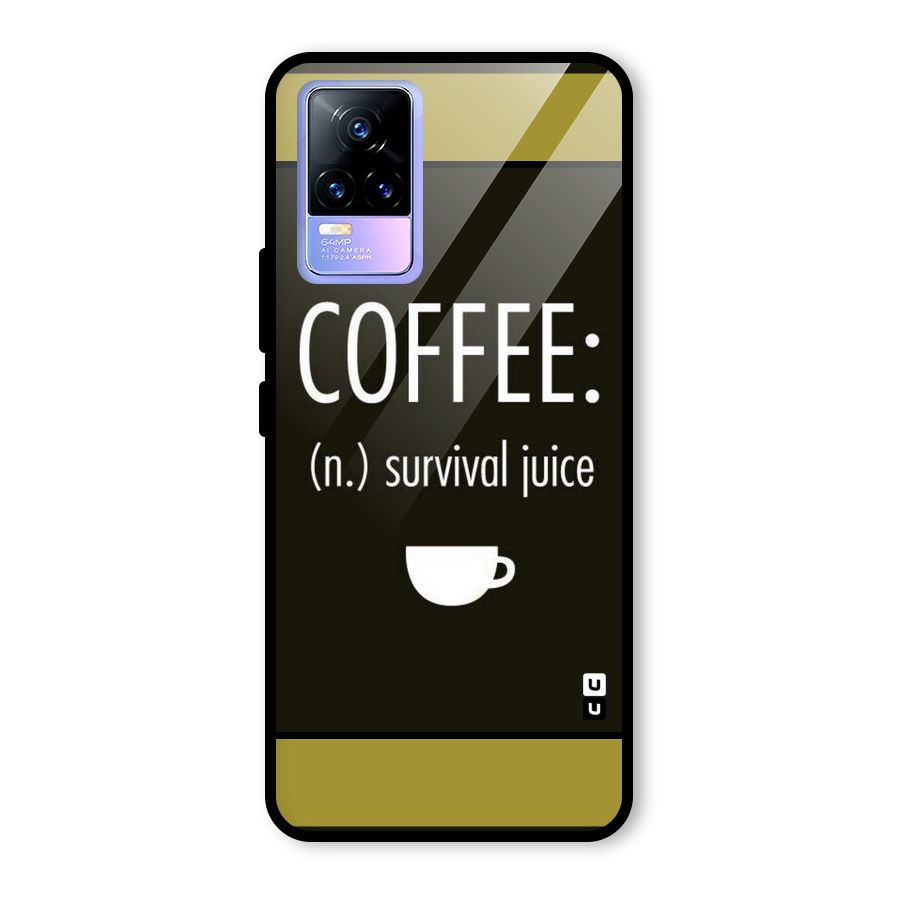 Survival Juice Glass Back Case for Vivo Y73
