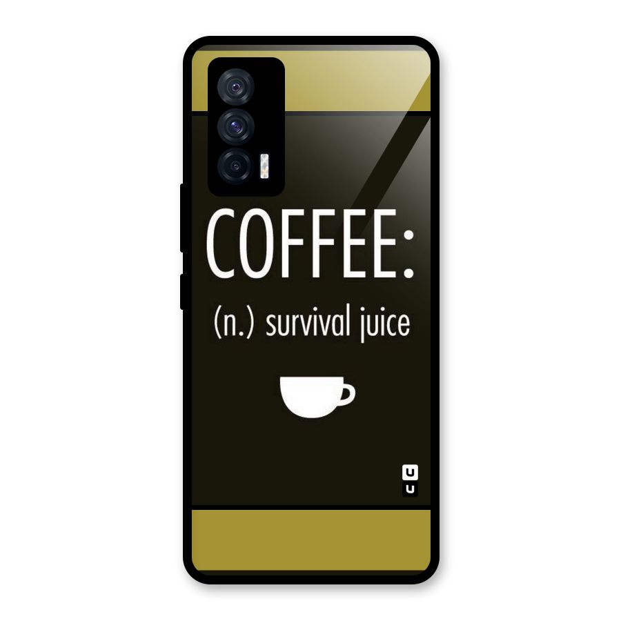 Survival Juice Glass Back Case for Vivo iQOO 7 5G