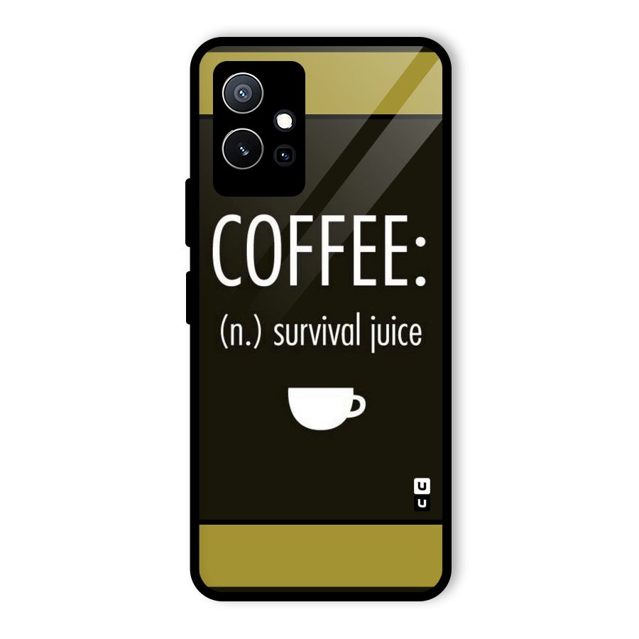 Survival Juice Glass Back Case for Vivo iQOO Z6