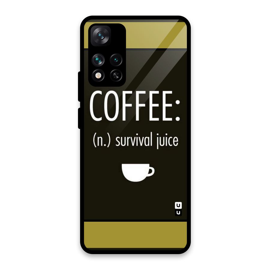 Survival Juice Glass Back Case for Xiaomi 11i HyperCharge 5G