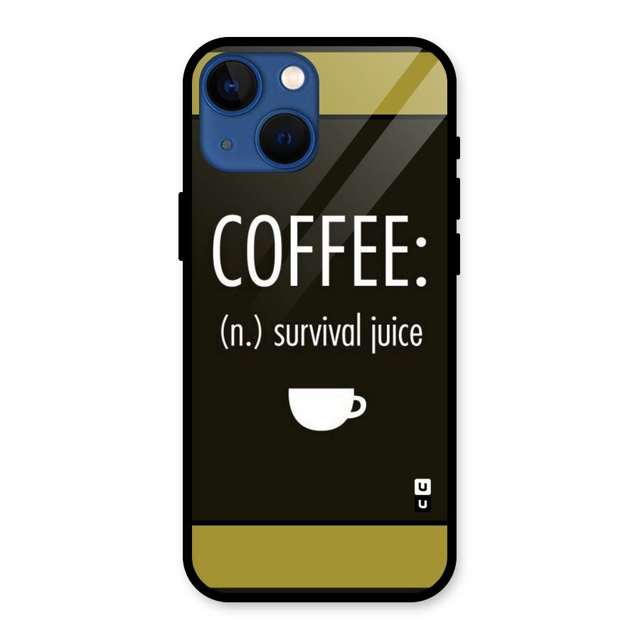 Survival Juice Glass Back Case for iPhone 13 Mini