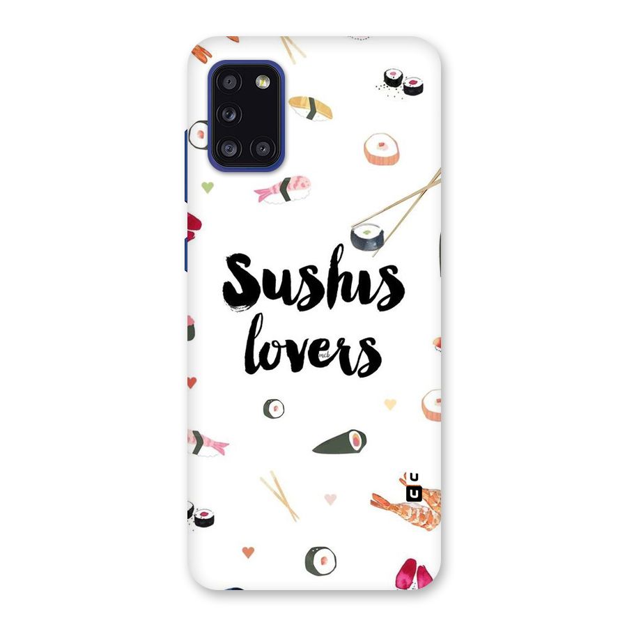 Sushi Lovers Back Case for Galaxy A31
