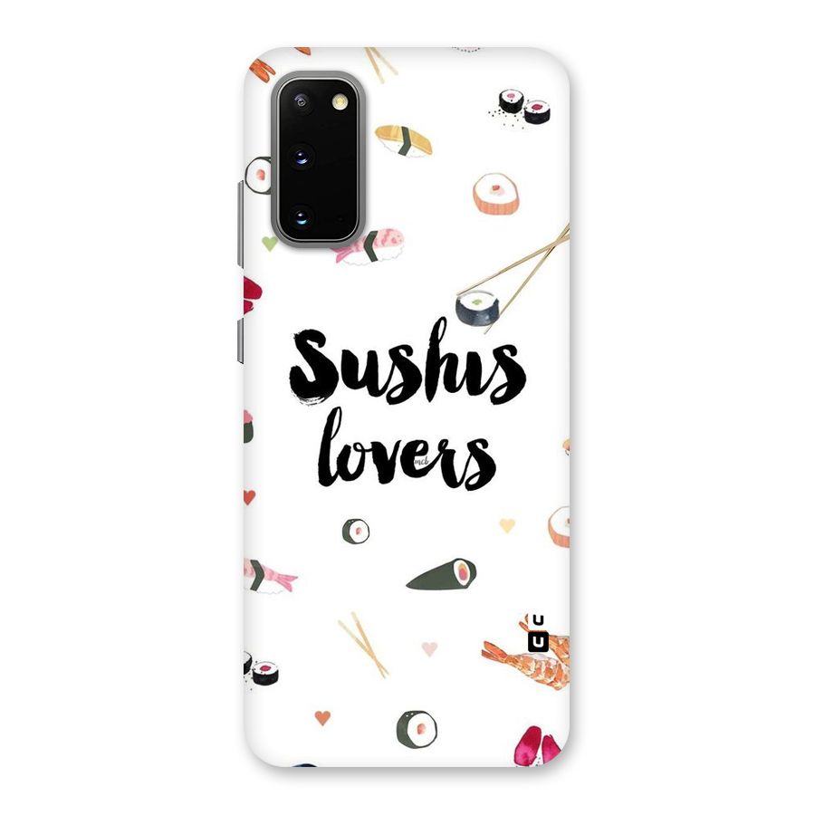 Sushi Lovers Back Case for Galaxy S20