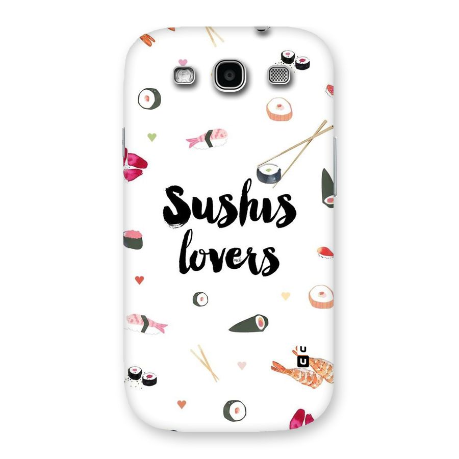 Sushi Lovers Back Case for Galaxy S3