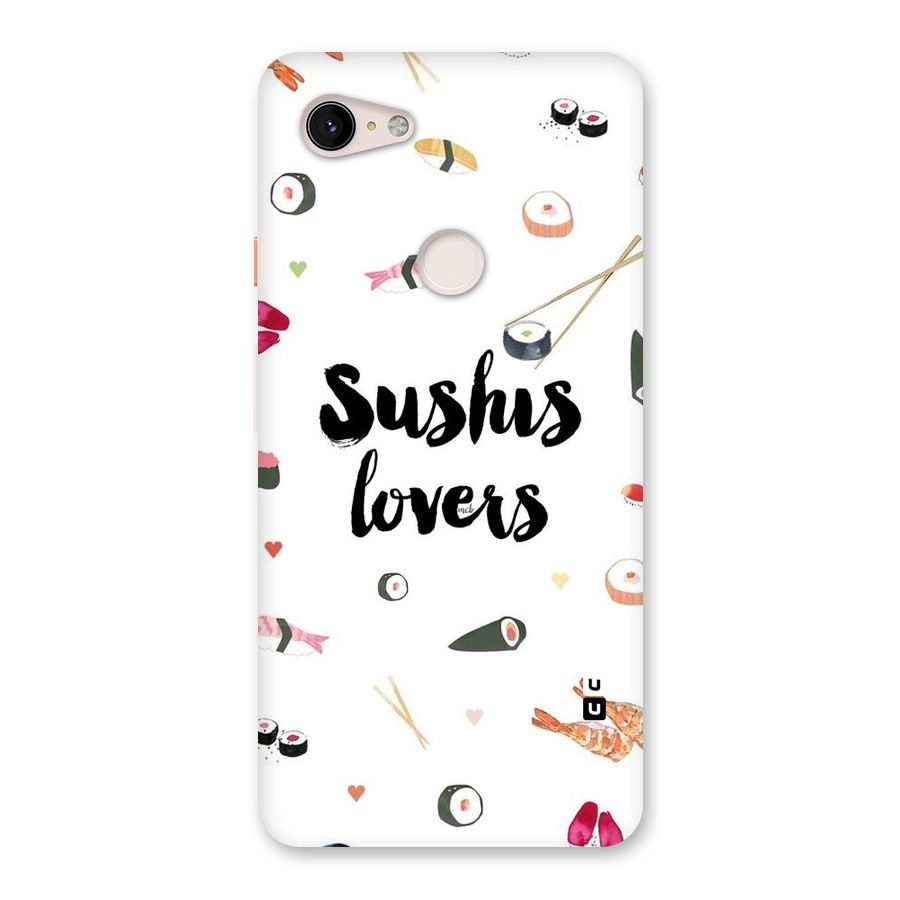 Sushi Lovers Back Case for Google Pixel 3 XL