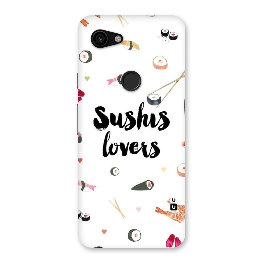 Sushi Lovers Back Case for Google Pixel 3a