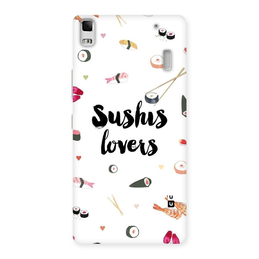 Sushi Lovers Back Case for Lenovo K3 Note