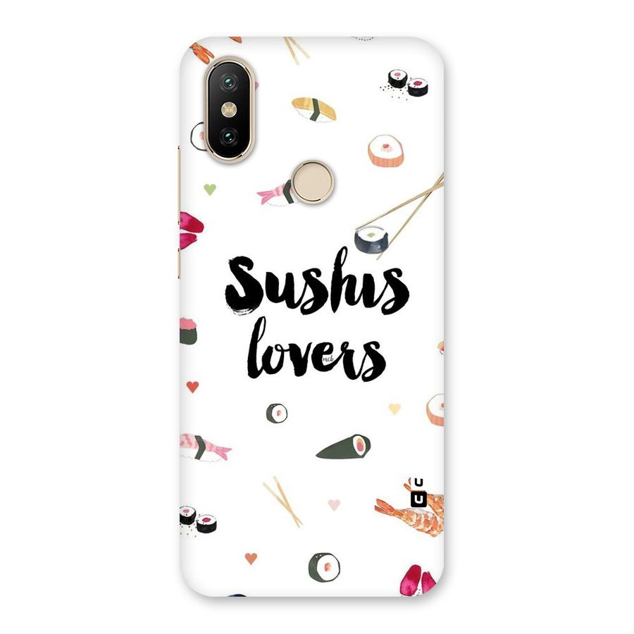 Sushi Lovers Back Case for Mi A2