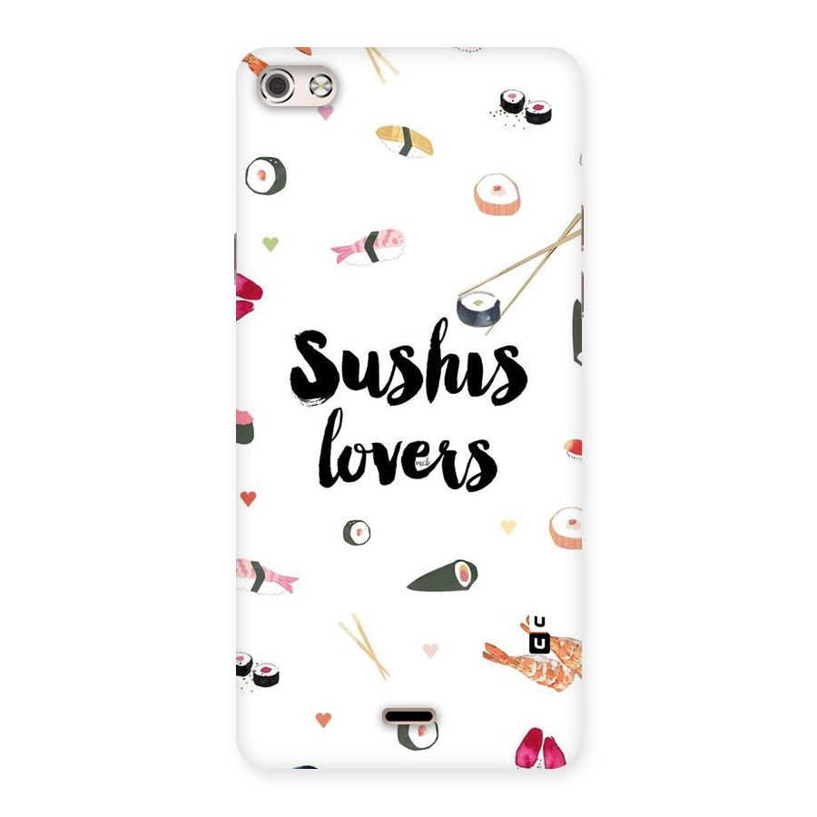 Sushi Lovers Back Case for Micromax Canvas Silver 5