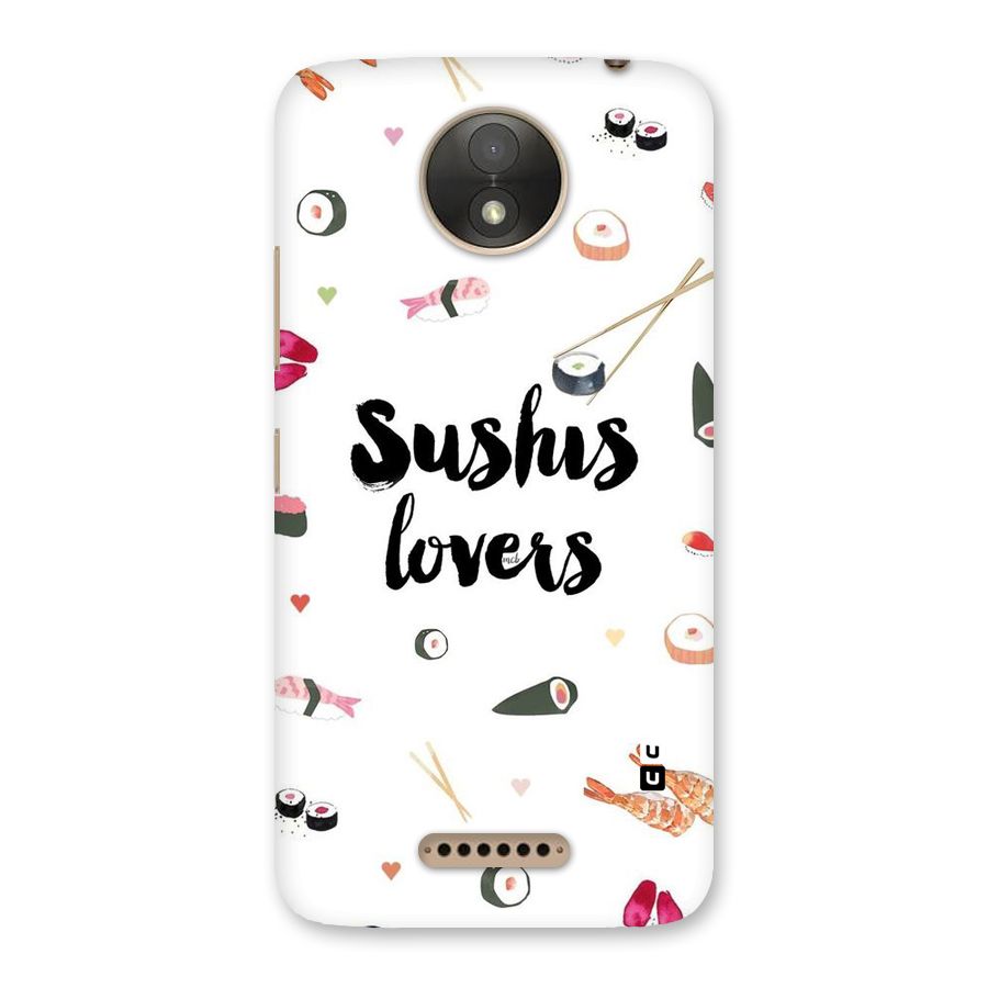 Sushi Lovers Back Case for Moto C Plus