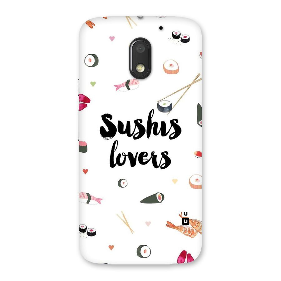 Sushi Lovers Back Case for Moto E3 Power