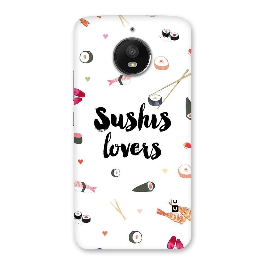 Sushi Lovers Back Case for Moto E4 Plus