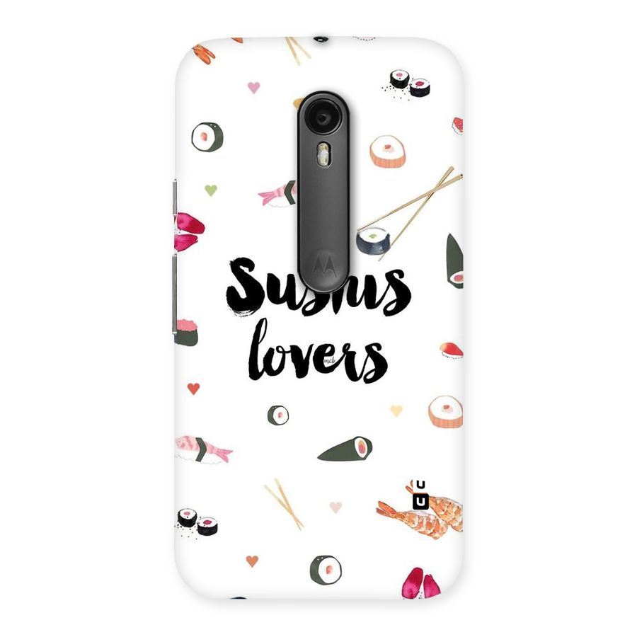 Sushi Lovers Back Case for Moto G3