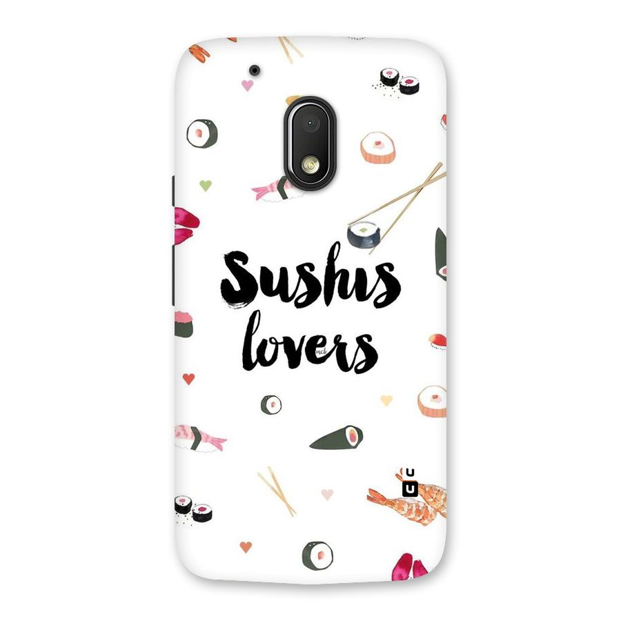 Sushi Lovers Back Case for Moto G4 Play