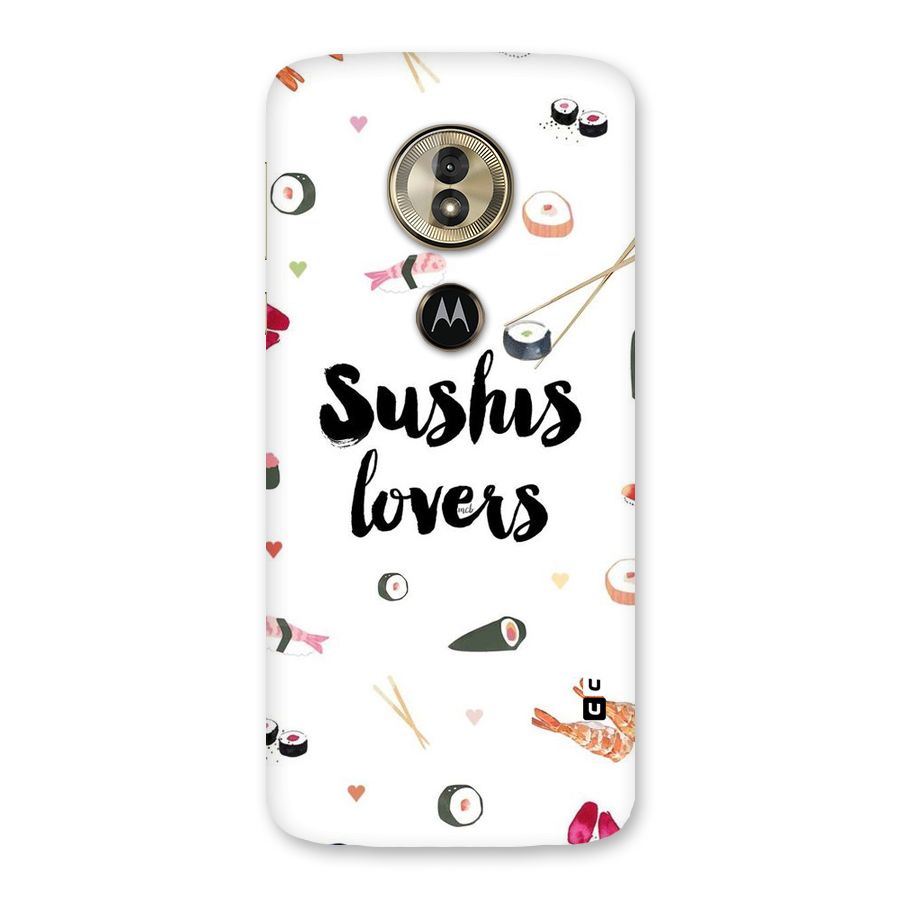 Sushi Lovers Back Case for Moto G6 Play