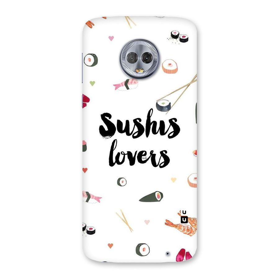 Sushi Lovers Back Case for Moto G6 Plus