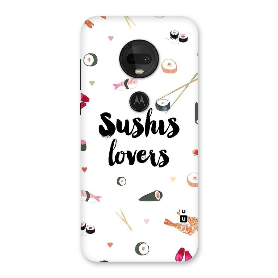 Sushi Lovers Back Case for Moto G7