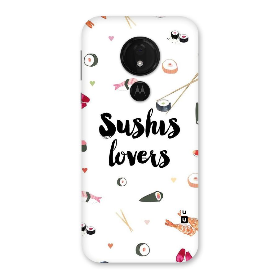 Sushi Lovers Back Case for Moto G7 Power