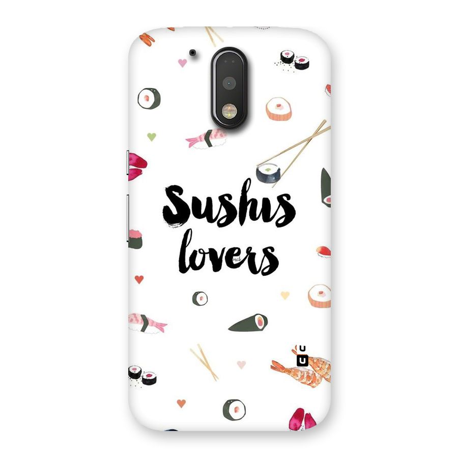 Sushi Lovers Back Case for Motorola Moto G4 Plus