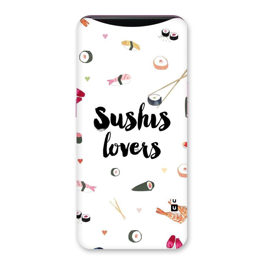 Sushi Lovers Back Case for Oppo Find X