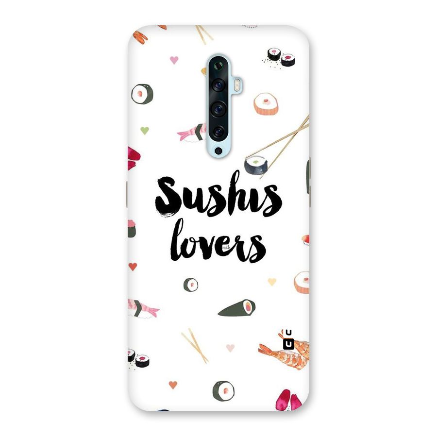 Sushi Lovers Back Case for Oppo Reno2 F