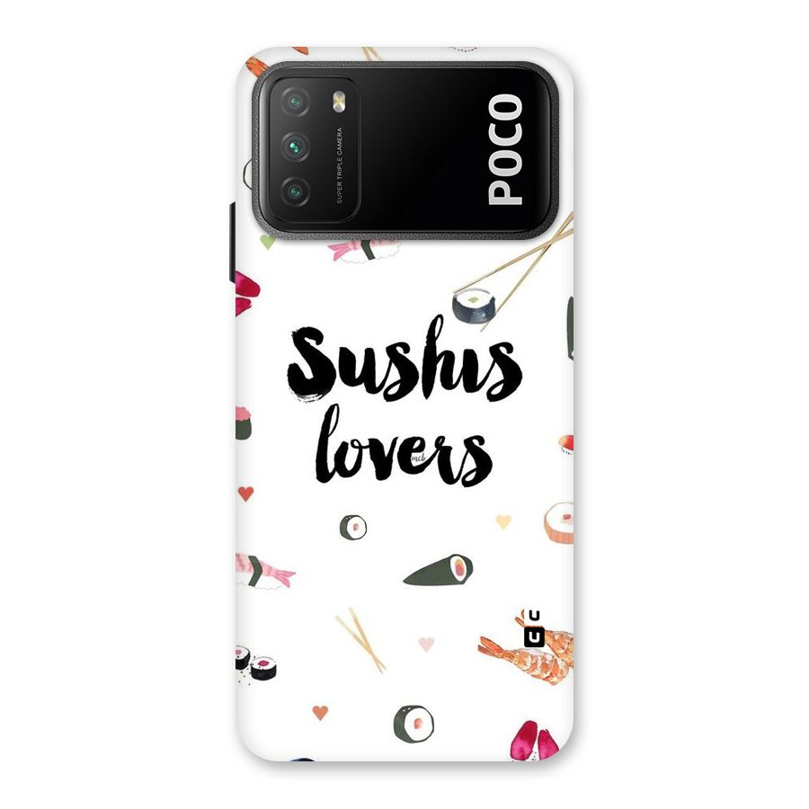 Sushi Lovers Back Case for Poco M3