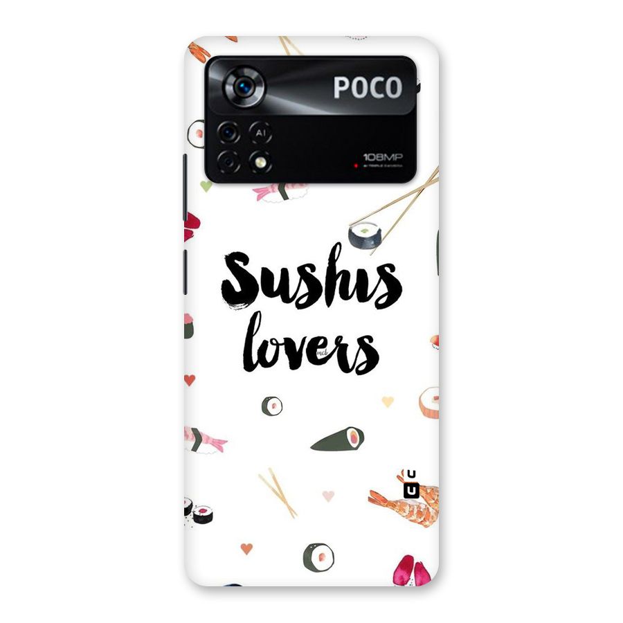 Sushi Lovers Back Case for Poco X4 Pro 5G