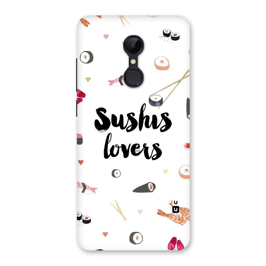 Sushi Lovers Back Case for Redmi 5
