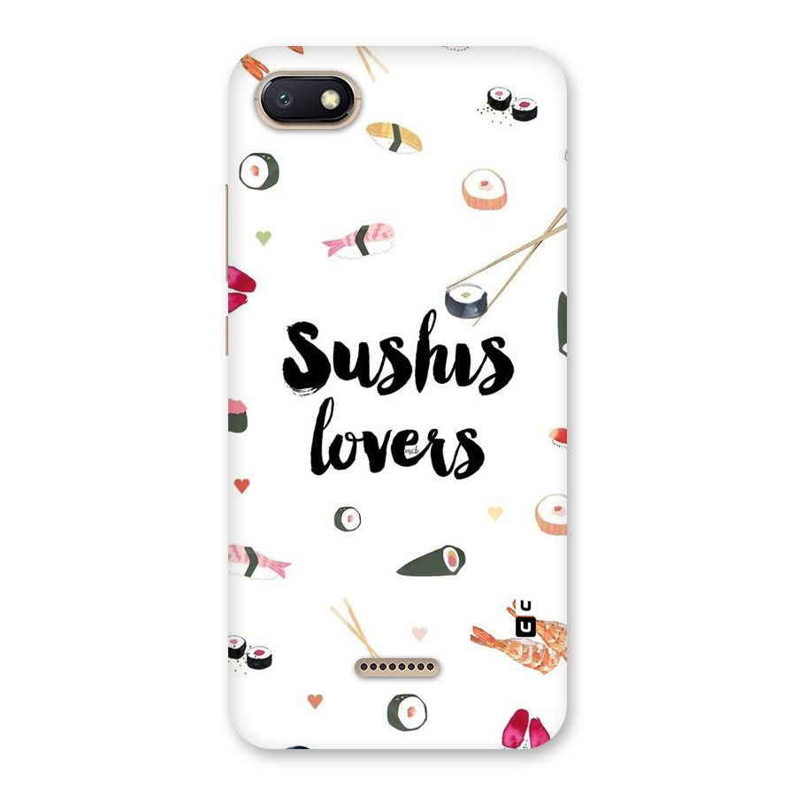 Sushi Lovers Back Case for Redmi 6A
