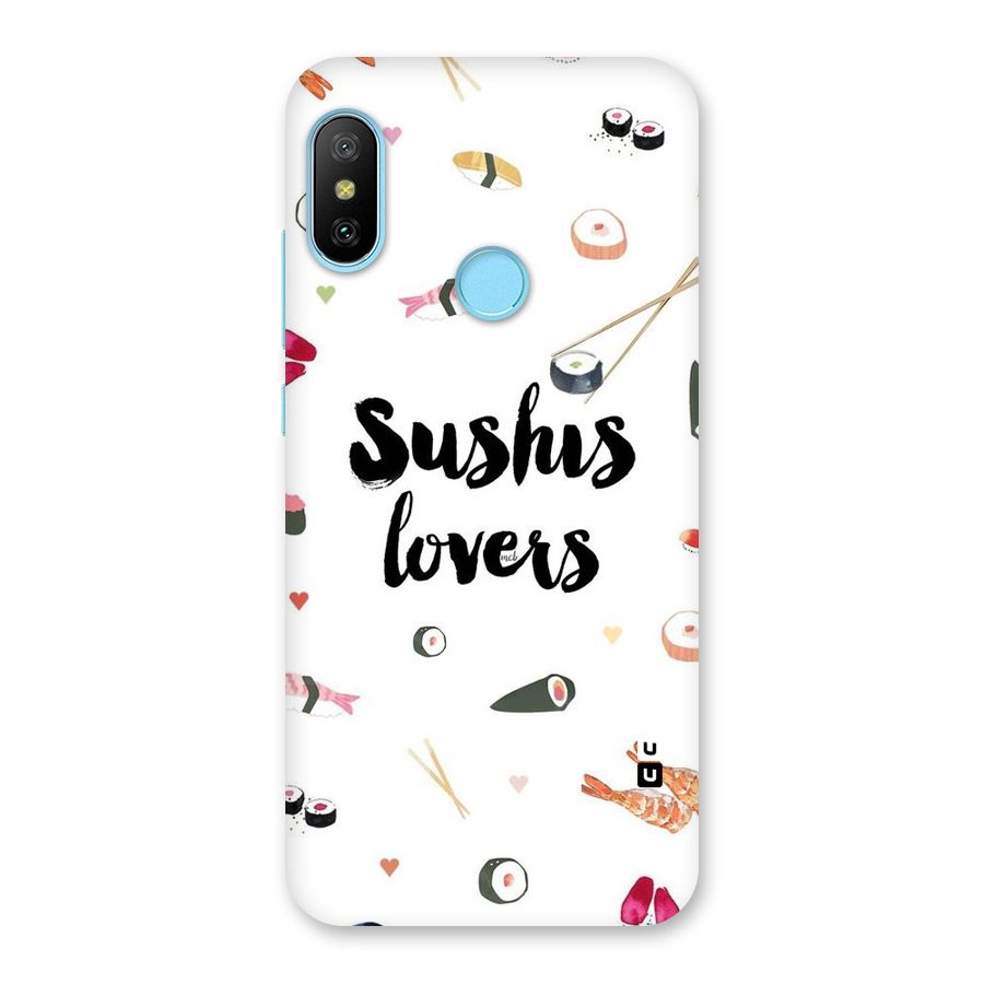 Sushi Lovers Back Case for Redmi 6 Pro