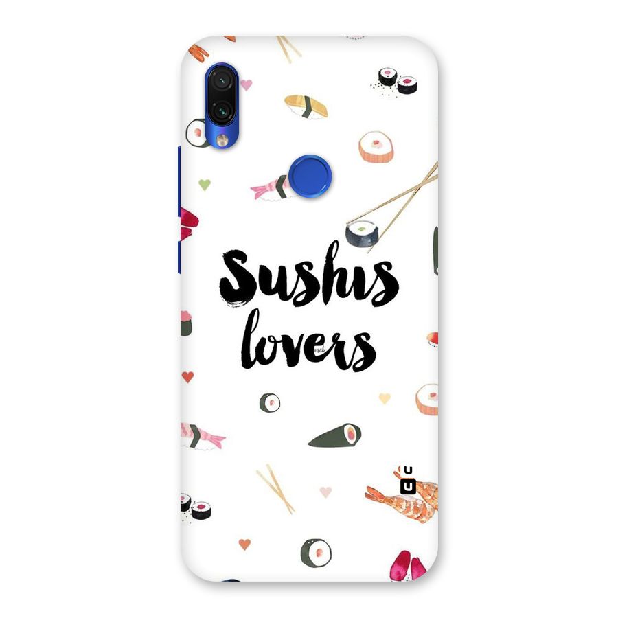 Sushi Lovers Back Case for Redmi Note 7S