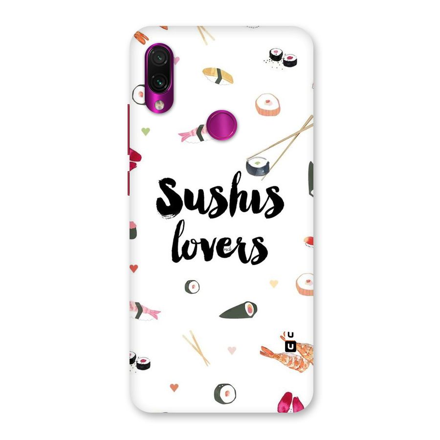Sushi Lovers Back Case for Redmi Note 7 Pro