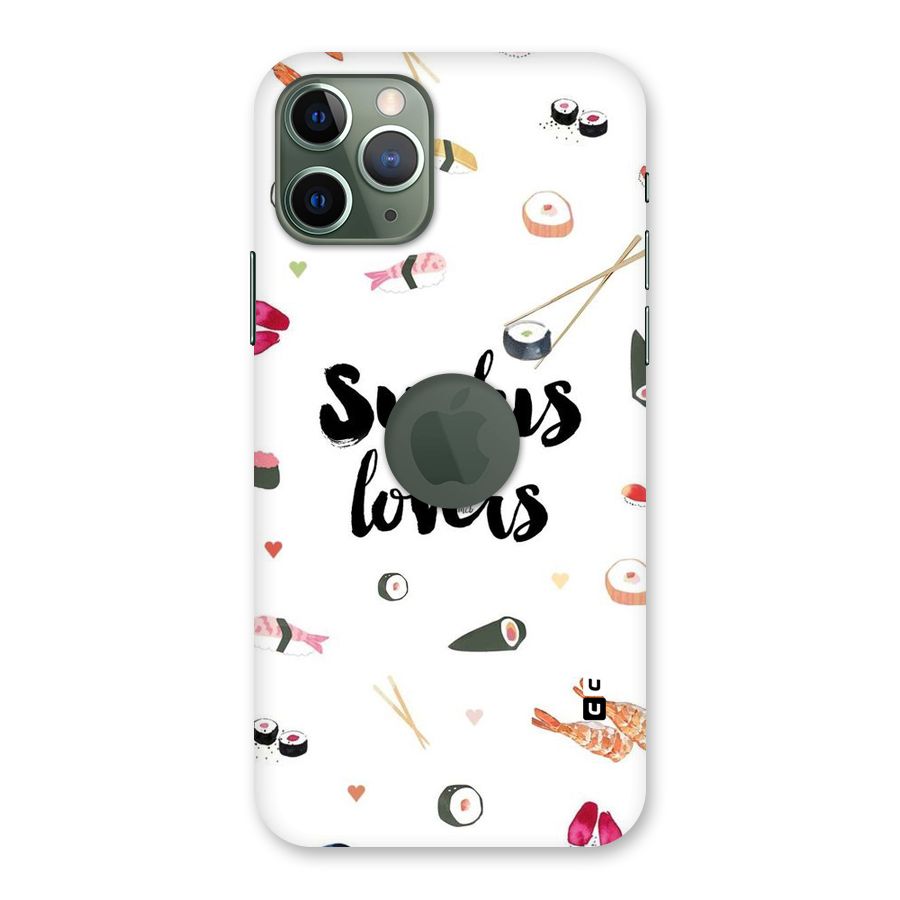 Sushi Lovers Back Case for iPhone 11 Pro Logo  Cut
