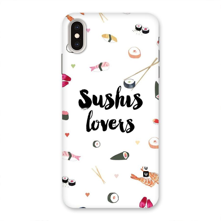 Sushi Lovers Back Case for iPhone XS Max