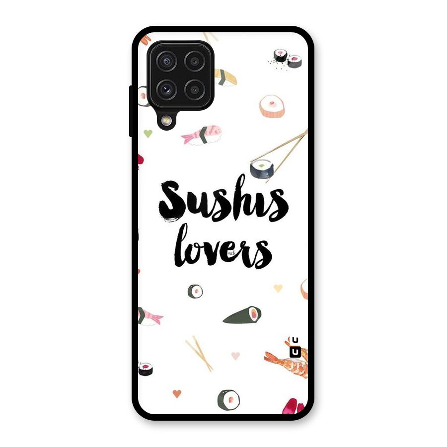 Sushi Lovers Glass Back Case for Galaxy A22 4G