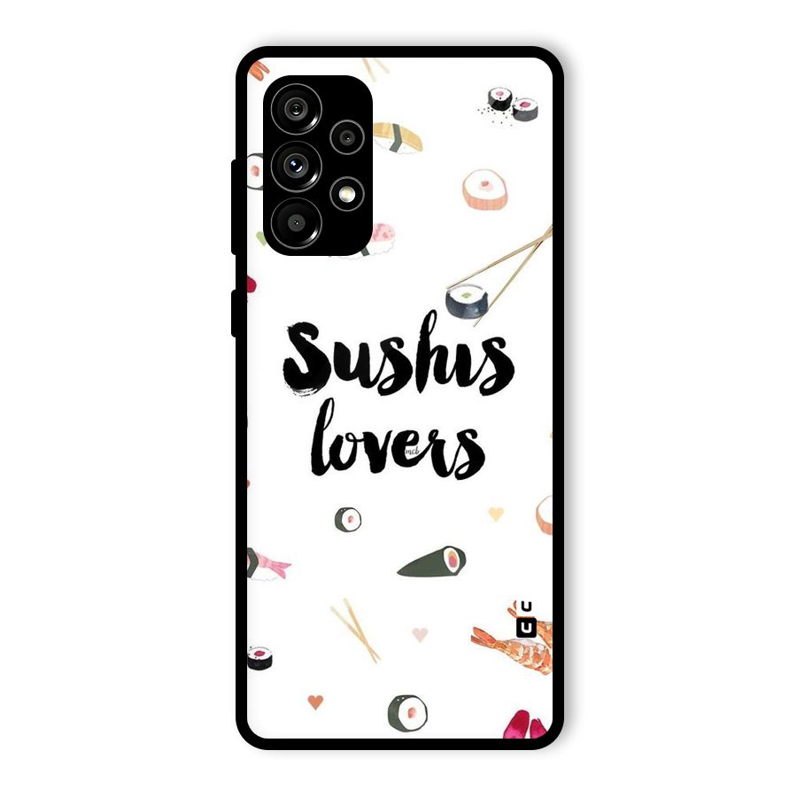 Sushi Lovers Glass Back Case for Galaxy A73 5G