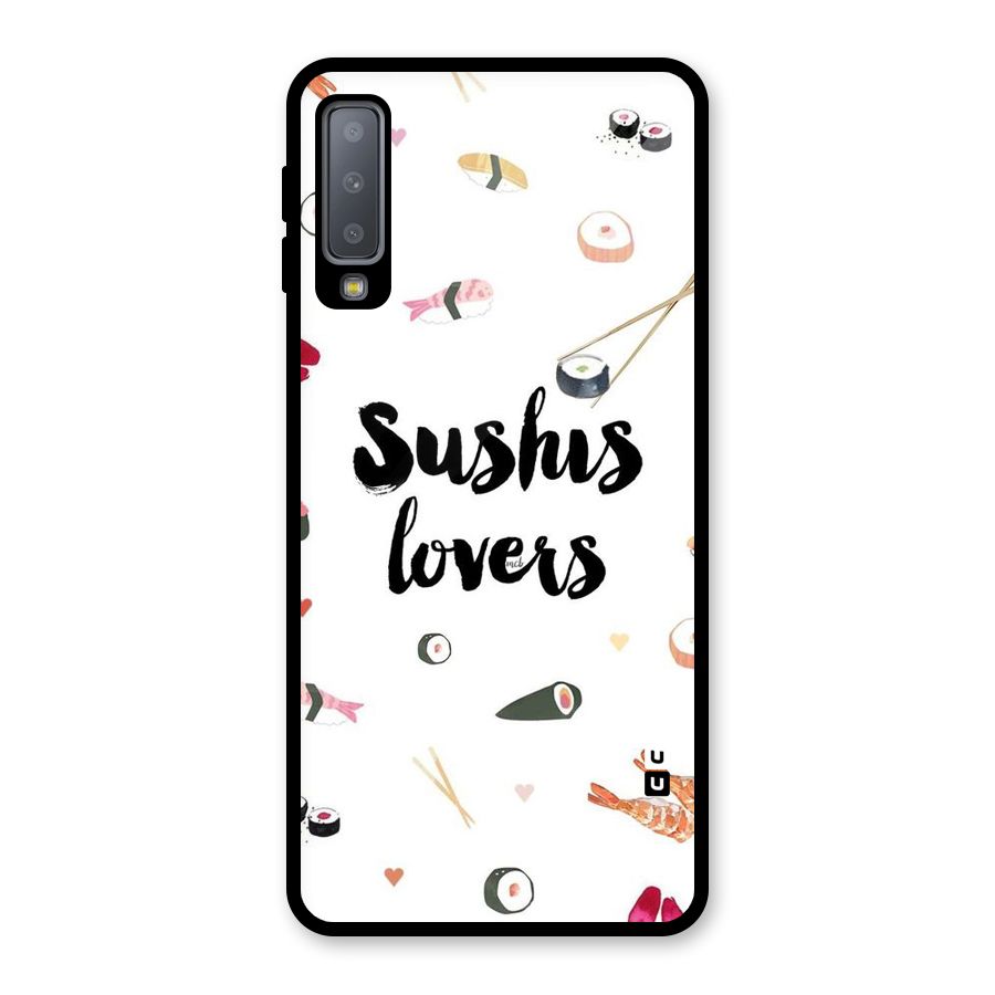 Sushi Lovers Glass Back Case for Galaxy A7 (2018)