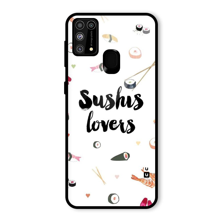 Sushi Lovers Glass Back Case for Galaxy F41