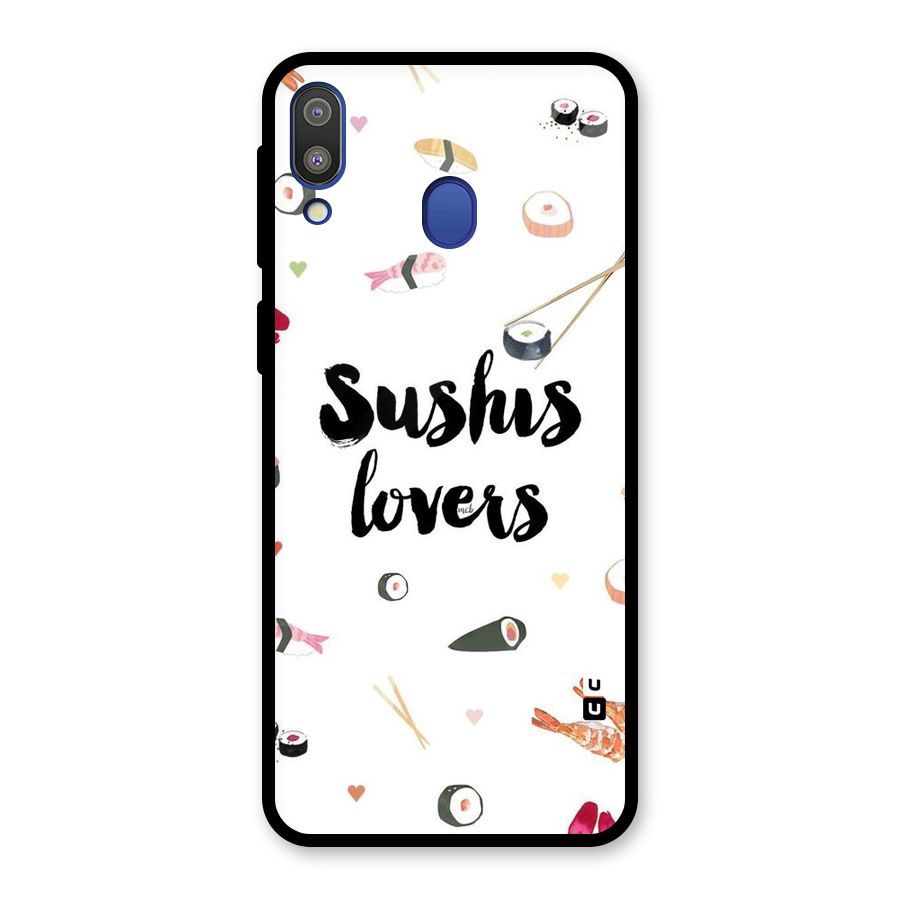 Sushi Lovers Glass Back Case for Galaxy M20