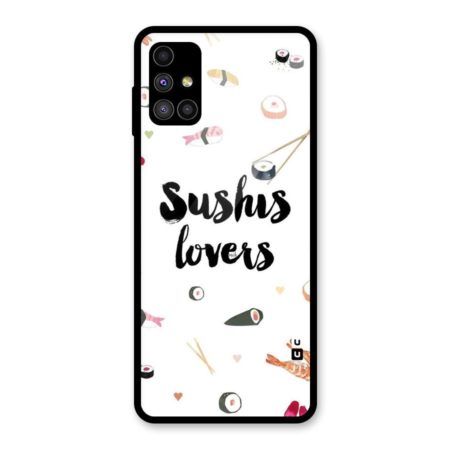 Sushi Lovers Glass Back Case for Galaxy M51