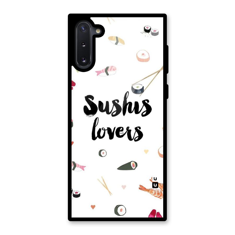 Sushi Lovers Glass Back Case for Galaxy Note 10